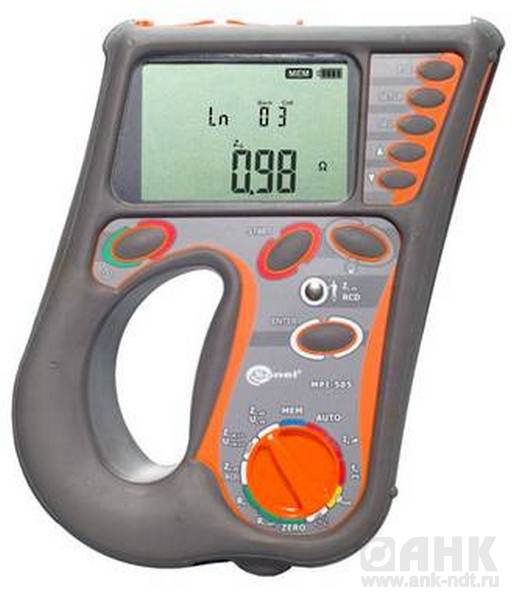 MPI-505 — измеритель параметров электробезопасности электроустановок
