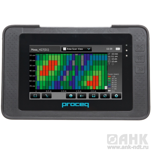 Измеритель толщины защитного слоя бетона PROCEQ Profometer PM-650