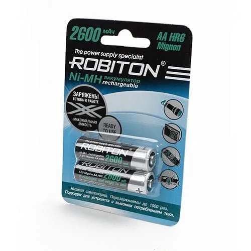 Аккумулятор ROBITON READY TO USE 2600 MAH
