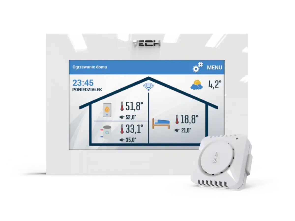 Терморегулятор комнатный TECH ST-2801 WiFi со связью OpenTherm