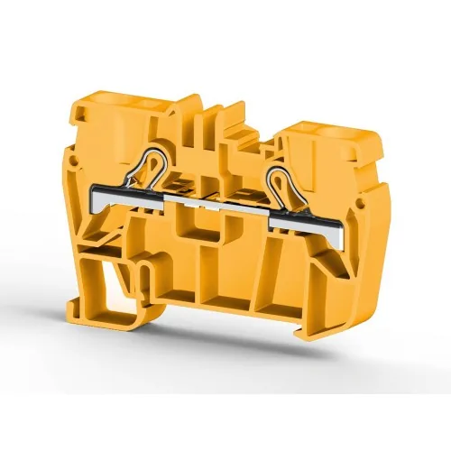 Клеммник пружинный быстрозажимной Push in, 6 мм.кв. жёлтый KLEMSAN PYK6 307123