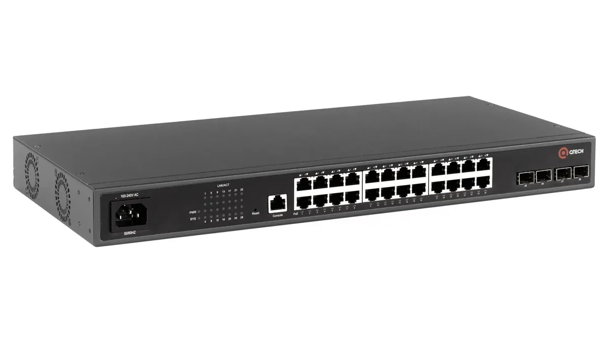 Управляемый коммутатор QTECH QSW-4610-28T-POE-AC