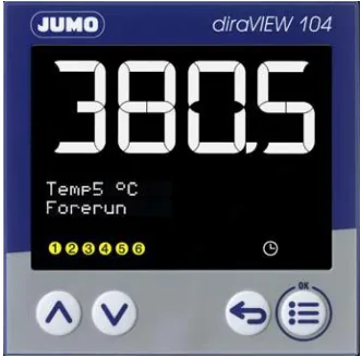 Цифровой индикаторный прибор JUMО diraVIEW типа 701514