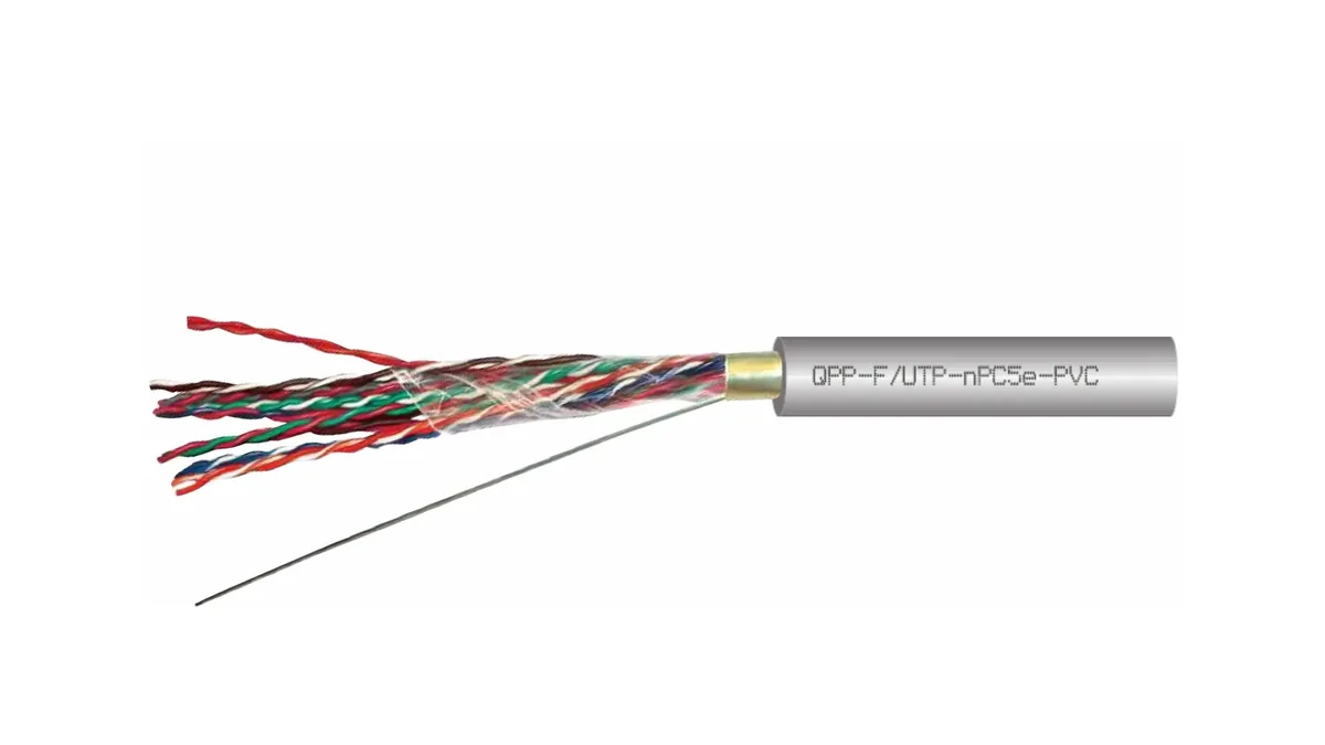 Кабель витая пара QTECH QPP-F/UTP-10PC5e-PVC-305