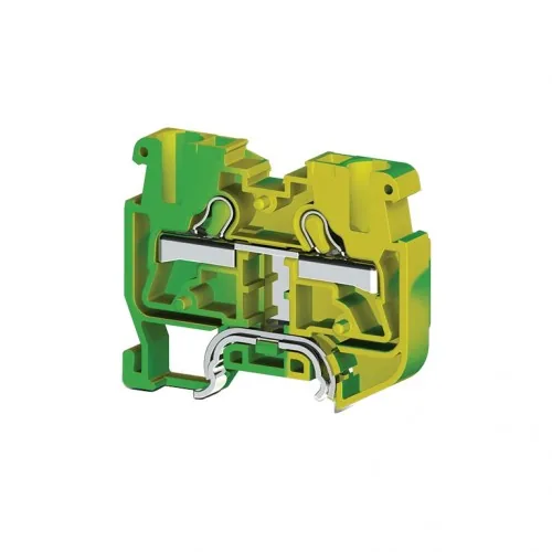 Миниклеммник пружинный быстрозажимной Push in, 2,5 мм.кв. земля KLEMSAN PYKM 2,5T 336430